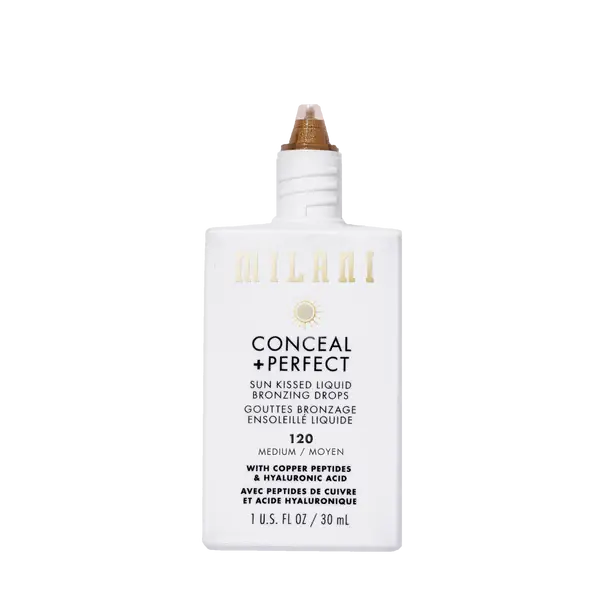 Milani Conceal + Perfect Sun Kissed Liquid Bronzing Drops 120 Medium