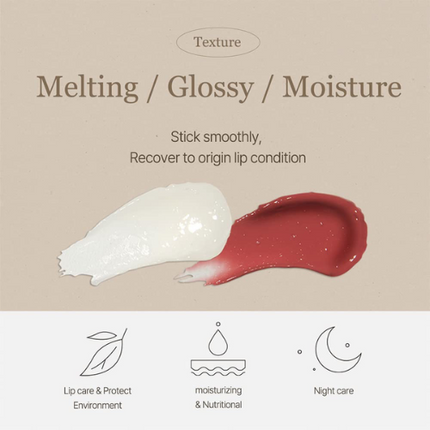 Mixsoon Vegan Melting Lip Balm 02. Dry Rose