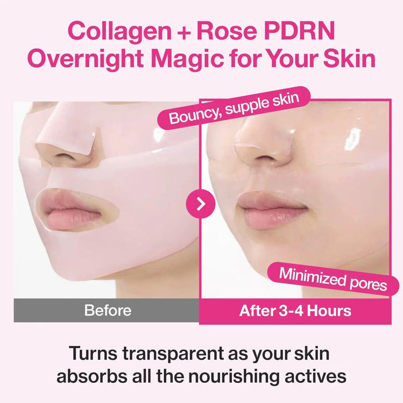 Numbuzin No.2 Rose PDRN Overnight Collagen Mask