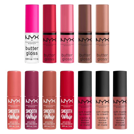 NYX Professional Makeup Home Alone 12 Piece Mini Lip Kit