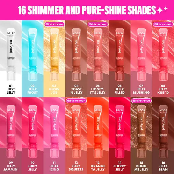 NYX Professional Makeup Jelly Job Lipgloss Orange Ya Jelly
