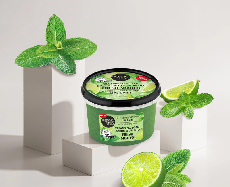 Organic Shop Salt Scrub Shampoo Fresh Mojito