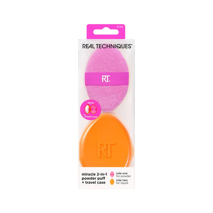 Real Techniques Miracle 2 In 1 Powder Puff & Case