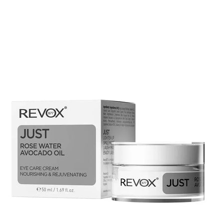 Revox Just Rose Water Avocado Oil Eye Care Cream