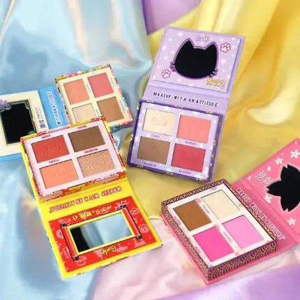 Rude Cosmetics Manga Collection Face Palette Purr-fect Neko-Chan