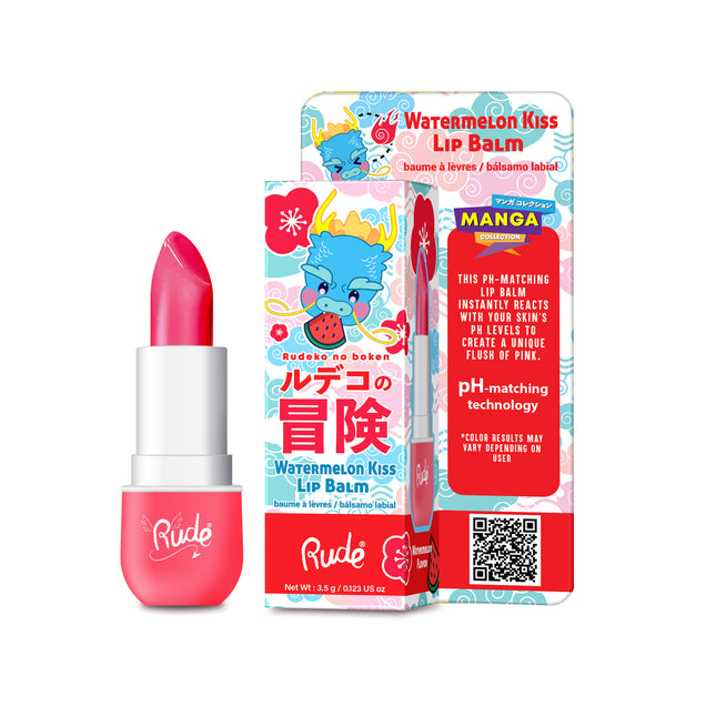 Rude Cosmetics Manga Collection Lip Balm Watermelon Kiss