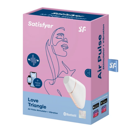 Satisfyer Love Triangle Air Pressure Vibrator White