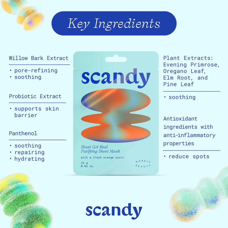 Scandy Sheet Got Real Purifying Sheet Mask