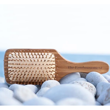 The Bamboovement Bamboo Paddle Brush