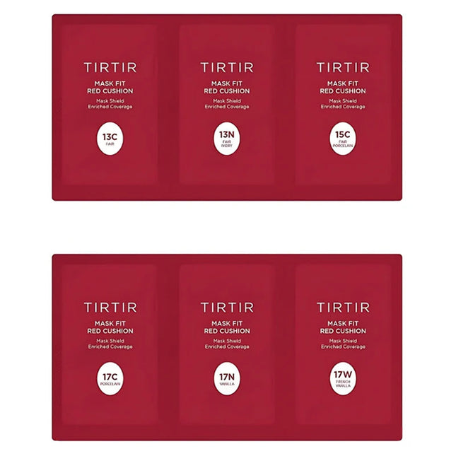 TIRTIR Mask Fit Red Cushion 6 Shade Trial Kit