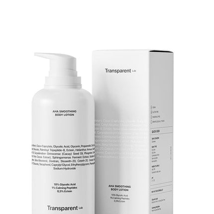 Transparent Lab AHA Smoothing Body Lotion