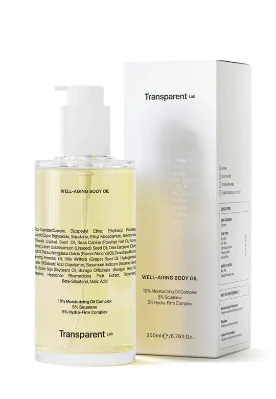 Transparent Lab Well-Aging Body Oil