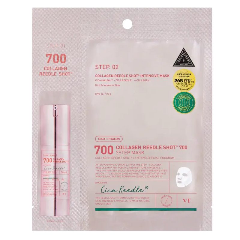 VT Cosmetics Collagen Reedle Shot 700 2 Step Mask