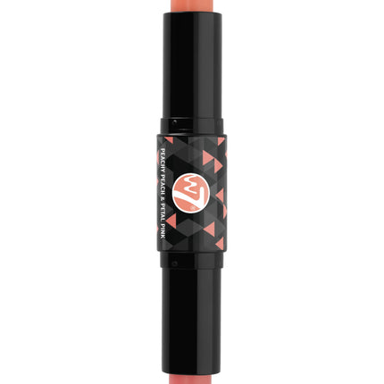 W7 Cosmetics Blusher Stick Peachy Peach & Petal Pink