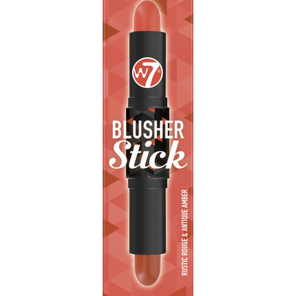 W7 Cosmetics Blusher Stick Rustic Rouge & Antique Amber