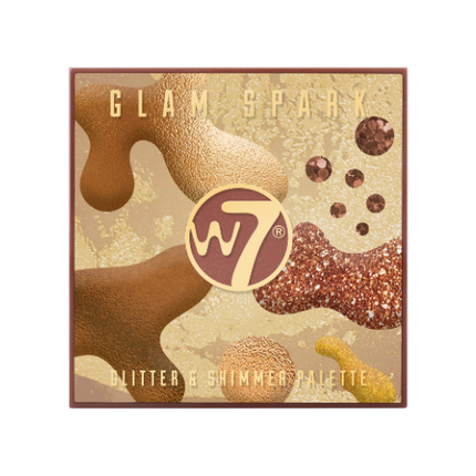 W7 Cosmetics Glam Spark Glitter & Shimmer Eye Palette