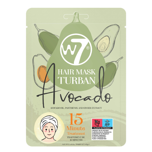 W7 Cosmetics Hair Mask Turban Avocado