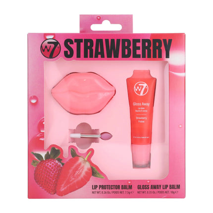 W7 Cosmetics Lip Care Kit Strawberry