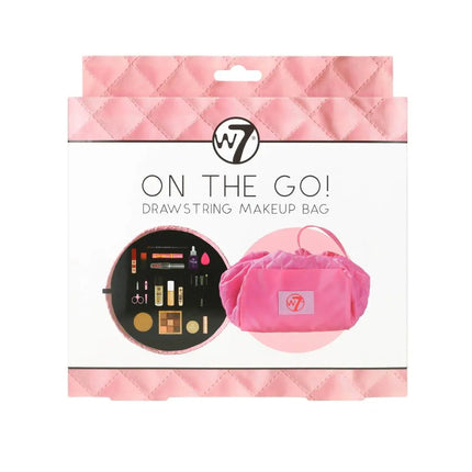 W7 Cosmetics On The Go Drawstring Makeup Bag