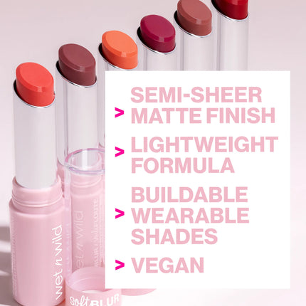 Wet n Wild Cloud Pout Soft Blur Matte Lipstick Bali Blossom