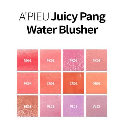 A'pieu Juicy Pang Water Blusher CR02 Persimmon