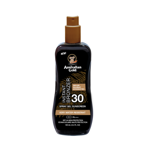 Australian Gold SPF 30 Spray Gel With Bronzer