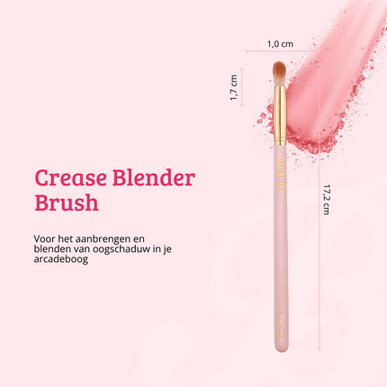 Boozyshop Soft Pink & Gold Crease Blender Brush