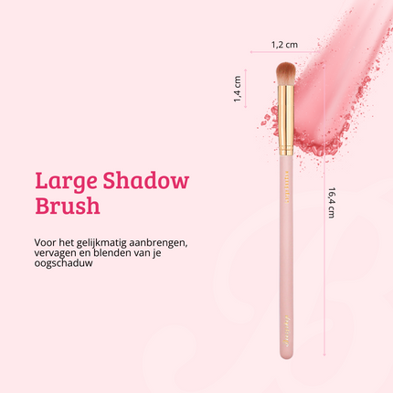 Boozyshop Soft Pink & Gold Large Shadow Brush