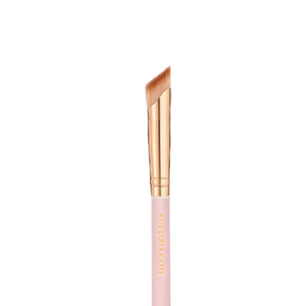 Boozyshop Soft Pink & Gold Straight Angled Brow & Liner Brush