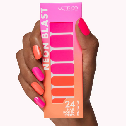 Catrice Neon Blast Nail Polish Strips 020 Neon Thunder