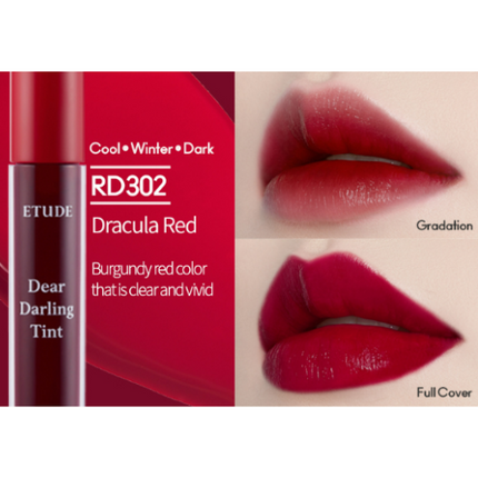 Etude House Dear Darling Water Gel Tint RD302 Dracula Red