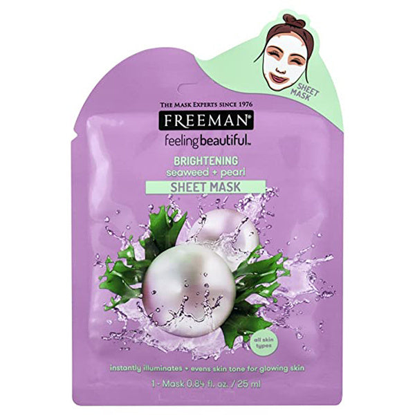 Freeman Sheet Mask Brightening Seaweed + Pearl