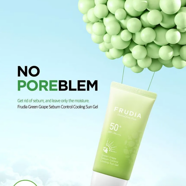 Frudia Green Grape Sebum Control Cooling Sun Gel