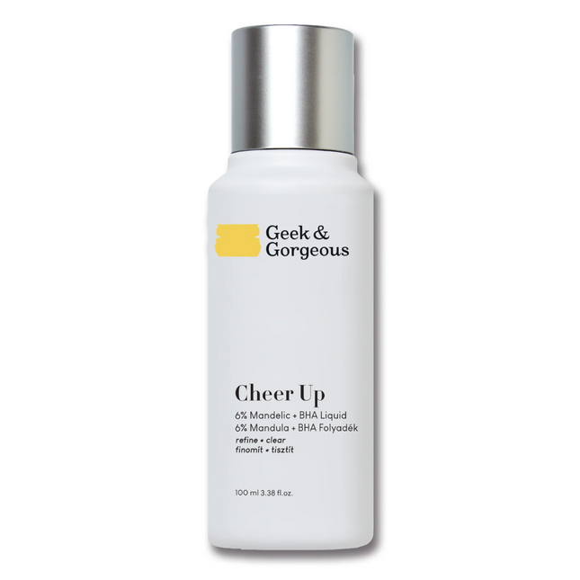 Geek & Gorgeous Cheer Up 6% Mandelic + BHA Liquid Exfoliant