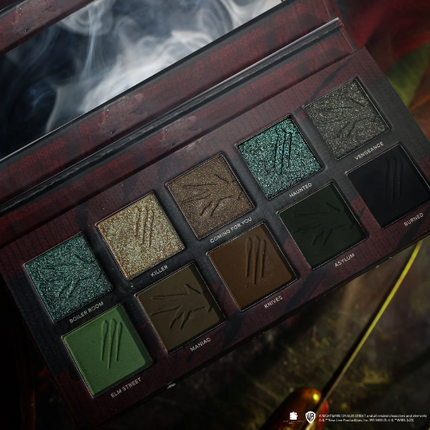 Glamlite x A Nightmare on Elm Street Eyeshadow Palette Freddy Krueger