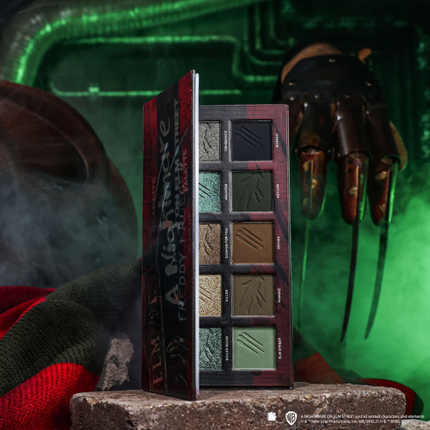 Glamlite x A Nightmare on Elm Street Eyeshadow Palette Freddy Krueger