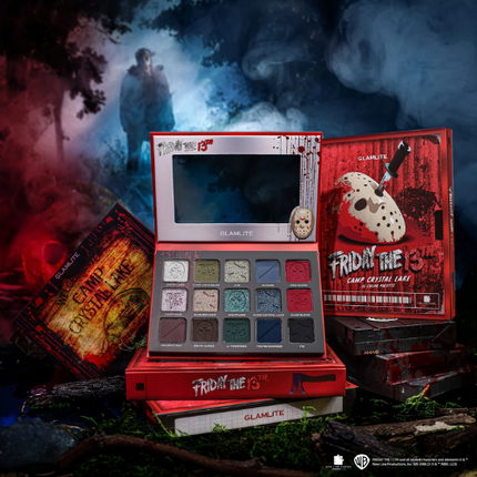 Glamlite x Friday the 13th Eyeshadow Palette Camp Crystal Lake