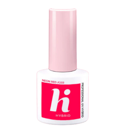 Hi Hybrid 233 Neon Red UV Gel Polish