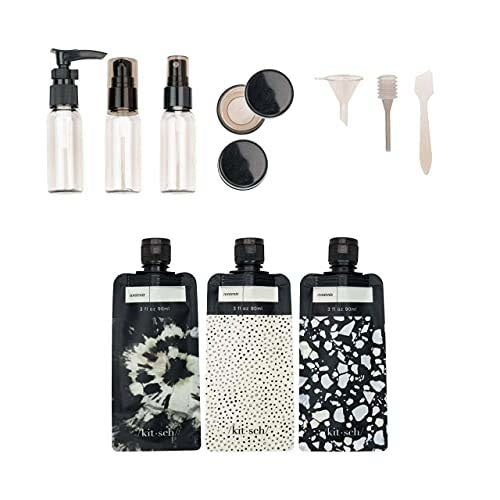 Kitsch Ultimate Travel Set 11pcs Black & Ivory