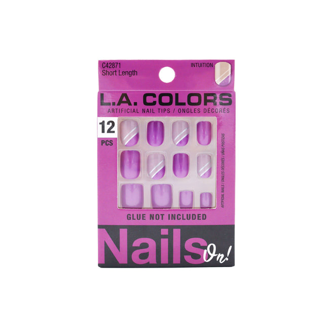 LA Colors Stick on Nail Tips Intuition