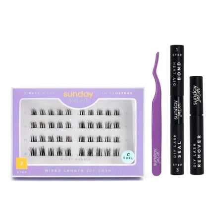 Lola's Lashes Wispy Hybrid DIY Lash Extension Set