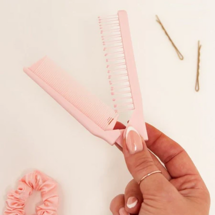 Lullabellz 2 in 1 Folding Comb & Brush