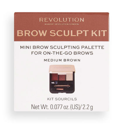 Makeup Revolution Brow Sculpt Kit Medium