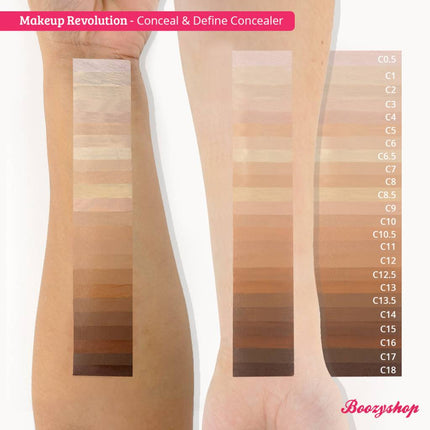 Makeup Revolution Conceal and Define Concealer Medium/Dark