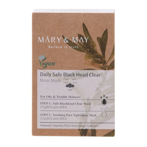 Mary & May Daily Safe Black Head Clear Nose Mask