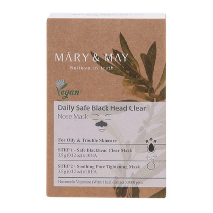 Mary & May Daily Safe Black Head Clear Nose Mask