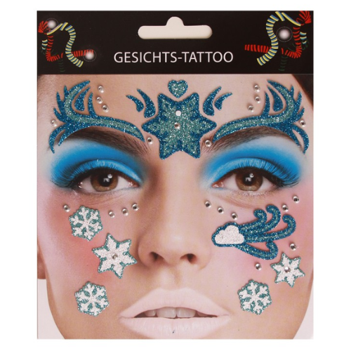 PXP Professional Colours Face Tattoo Sticker Ice Princess