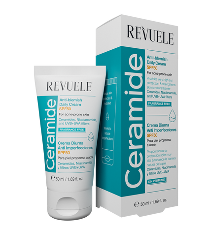 Revuele Ceramide Anti Blemish Daily Cream SPF50