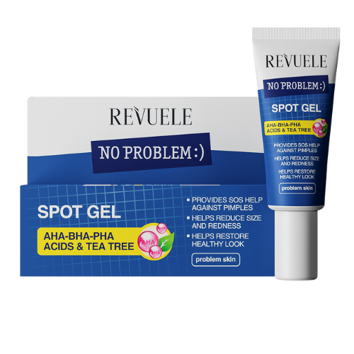 Revuele No Problem Spot Gel AHA-BHA-PHA Acids and Tea Tree