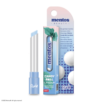 Rude Cosmetics x Mentos Candy Roll Lip Balm Mint